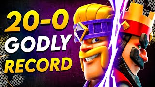 I Achieved a *GODLY* 20-0 Record in Clash Royale