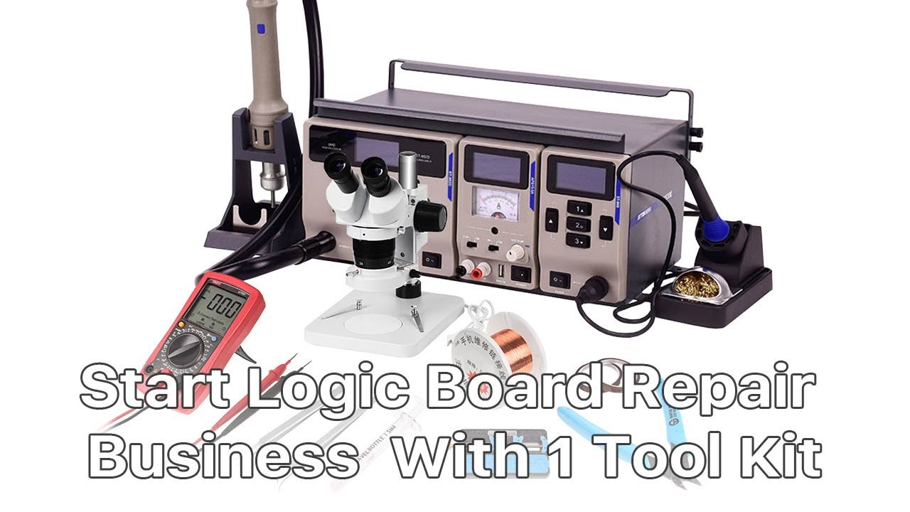 How To Start Logic Board Repair With REWA SELECTED Tool Kit YouTube