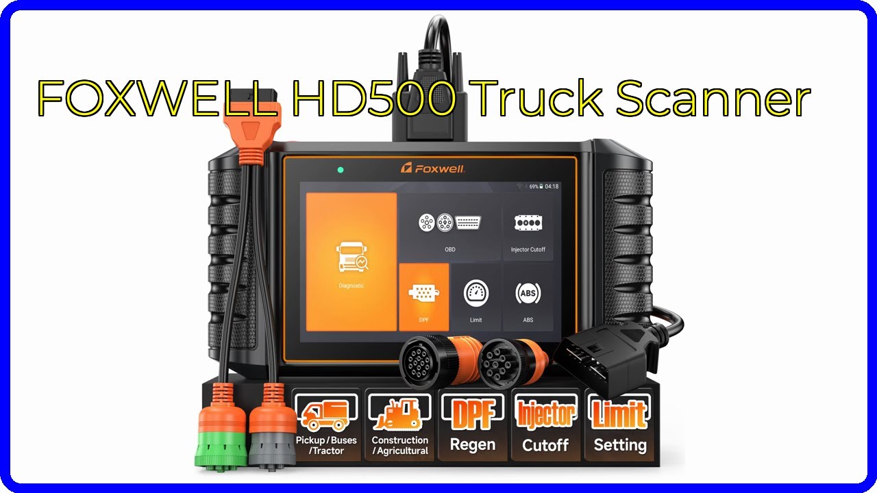 REVIEW (2025): FOXWELL HD500 Truck Scanner. First Look.