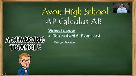 Avon High School - AP Calculus AB - Topics 4.4 & 4.5 - Example 4