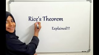 COMPUTATIONAL COMPLEXITY LECTURE - Rice's Theorem