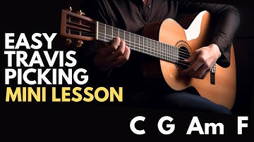 Easy Travis Picking Exercise #2 - Improve Your Fingerpicking Technique