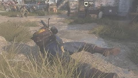 How to go prone in headquarters on WW2