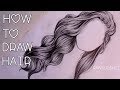 How to Draw Hair | Step by Step by Christina Lorre ♡