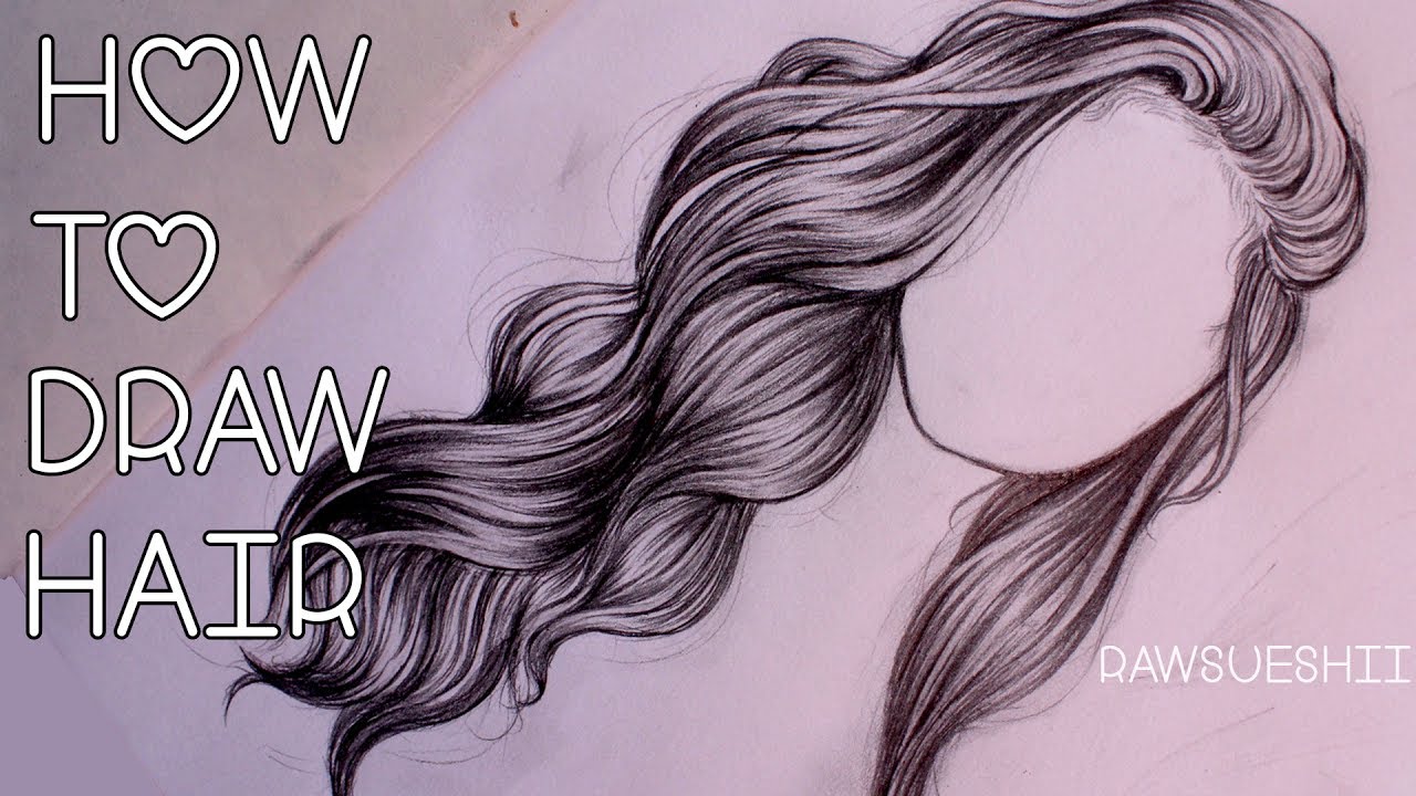 human hair drawing