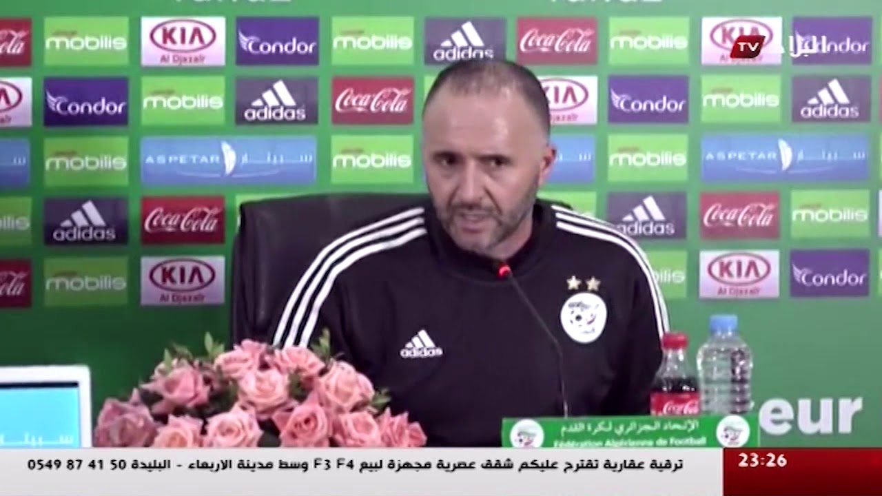 الجزائر نيجيريا بلماضي: راض جدا على كل ماقدمه براهيمي ضد الكونغو
