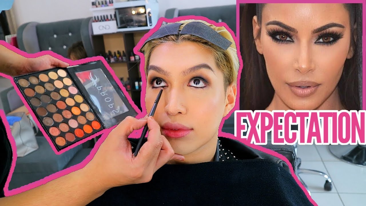 PINA-GAYA KO ANG MAKEUP NI KIM KARDASHIAN SA SALON! KINAYA BA NILA!?