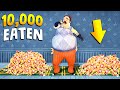 Making The Neighbor EAT 10,000 Milky Bananas!!! | Hello Neighbor Gameplay (Mods)