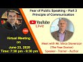 Fear of Public Speaking - Vocal Development Exercise