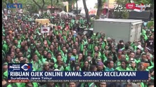 Ribuan Ojek Online Kawal Sidang Kecelakaan Driver Ojol dengan Anggota TNI AL - SIM 30/01 screenshot 3