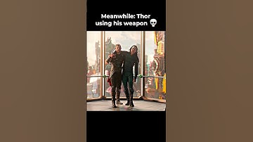 Everything is a weapon for Thor #shorts #marvel