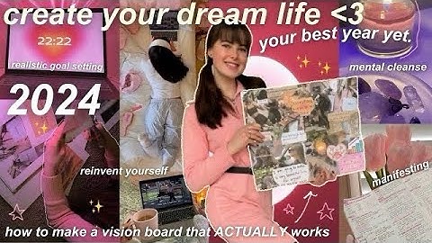 2024 ULTIMATE RESET GUIDE 💌 new year goal setting, vision boards, & journaling