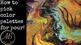 How to pick a good color palette for fluid painting