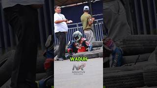 Aqsal Ilham crash coy di final MCR #roadrace #beritabalap #balapmotor