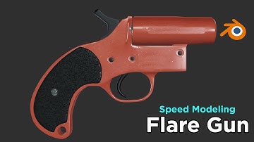 Flare Gun | Blender Modeling Time-lapse