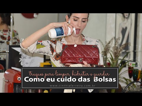 Vídeo: Como limpar bolsa de couro seixo?