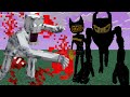 SCP-096 v3.1 VS. BEAST BENDY and INK DEMON BENDY in MINECRAFT