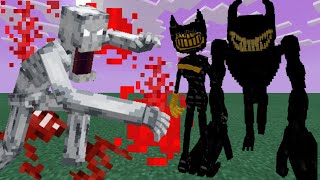 SCP096 v3.1 VS. BEAST BENDY and INK DEMON BENDY in MINECRAFT