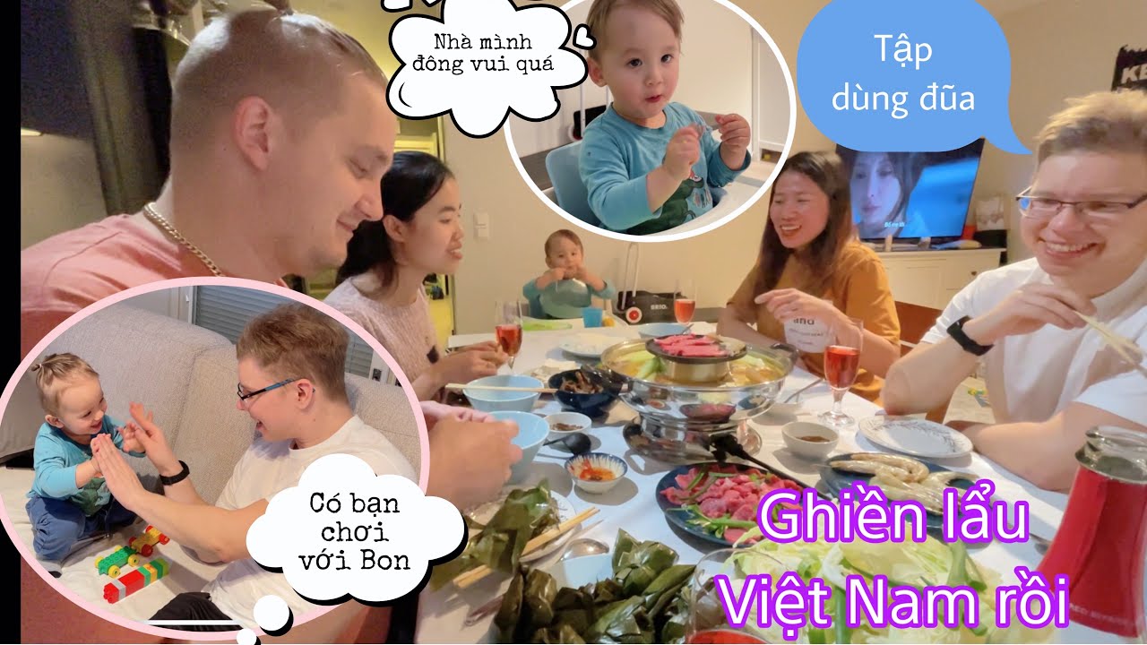 lẩu việt nam New Update 🇫🇮195: Mời bạn TÂY ăn lẩu VIỆT NAM, em Bon trước giờ ngủ / CUỘC SỐNG PHẦN LAN