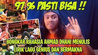 BAGAMAINA Cara Ahmad Dhani Menulis Lirik Lirik Lagu Genius ?? #dewa19 #ahmaddhani #liriklagu