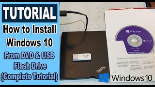 how to install windows 10 from dvd & usb flash drive in 2021 (complete tutorial)