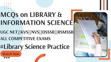 Library and Information Science MCQs||Practice Test-26||KVS|| NVS|| RSMSSB|| DSSSB