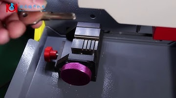 Cut dimple T60 keys | SEC-E9 automatic key cutting machine