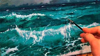 Не умеете писать море? Смотрите этот урок! Не умеете писать море? Смотрите этот урок!