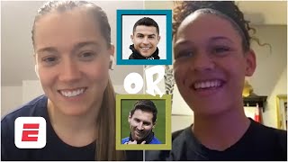 Pulisic or Reyna? Ronaldo or Messi? Fran Kirby and Trinity Rodman play You Have To Answer| ESPN FC
