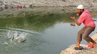 Baam Fish Catchingindian Eel Fishingabdul Sami Fishingwe Used Earth Worms To Catch Those Fishes