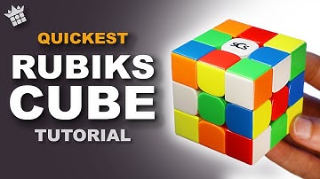 QUICKEST RUBIKS CUBE TUTORIAL 2025 | How to solve in 9 minutes 