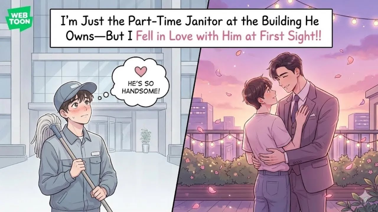 I’m Just the Part-Time Janitor at the Building He Owns—But I Fell in Love with Him at First Sight!!