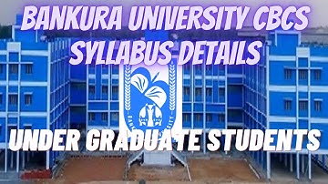 CBCS B A 1st Semester Education Honours Syllabus details of Bankura University  Affiliated College