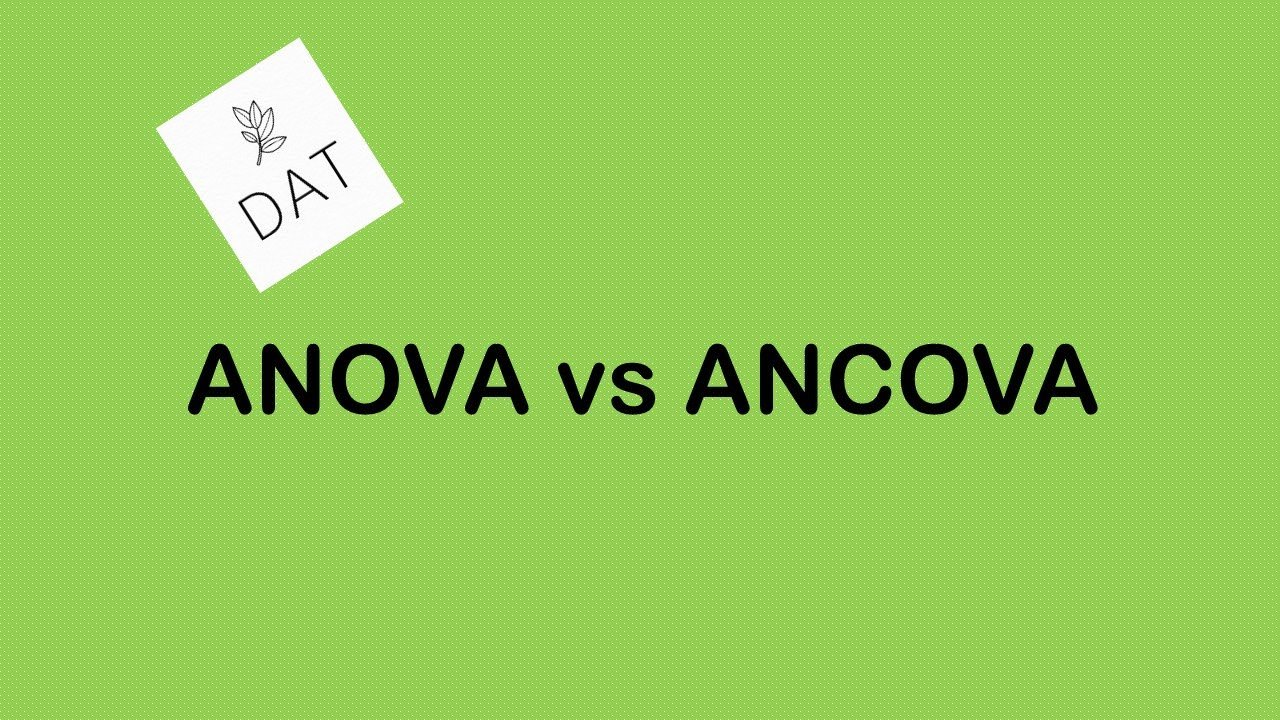 ANOVA vs ANCOVA YouTube
