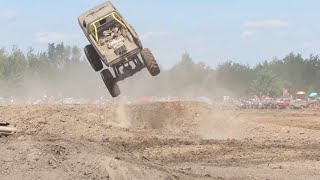 Mud King Mega Truck Freestyle Crash Mud Bogging At Michigan Mud Jam TGW