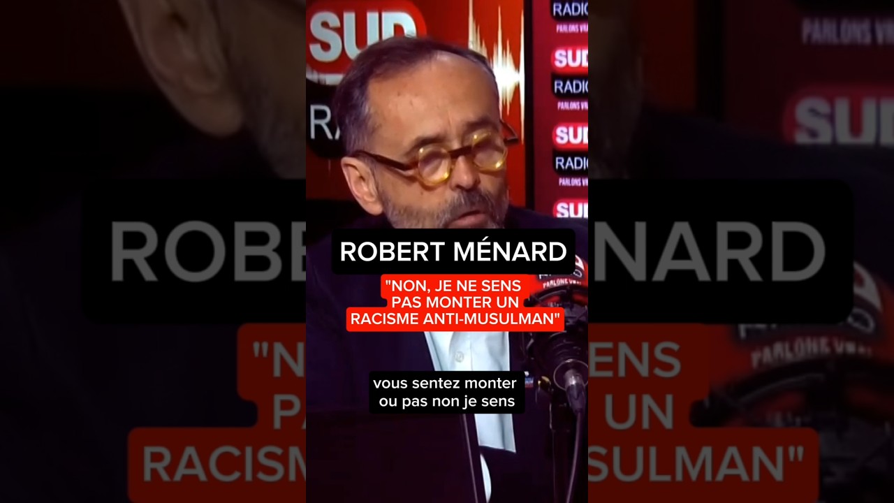 Robert Menard sur le racisme anti-musulman au micro de Jean-Jacques Bourdin