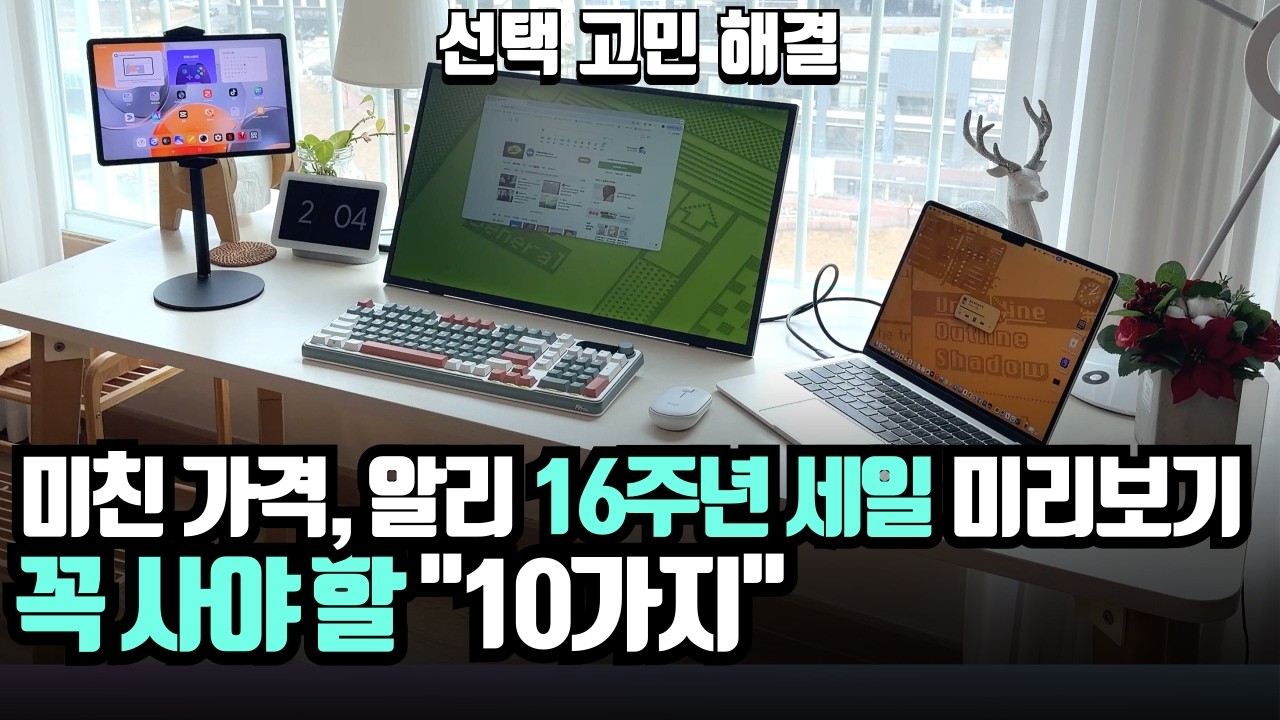 미친 가격! 알리익스프레스 16주년 세일 미리보기! 꼭 사야 할 10가지 (3월 16일~)