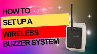 How to Set Up a Wireless Buzzer System Profile