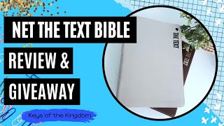 The TEXT NET Bible Review & GIVEAWAY | Thomas Nelson Publishing