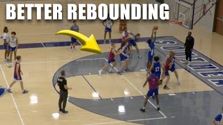 2 Rebounding Drills for Basketball - Defense, Box Out, Rebound