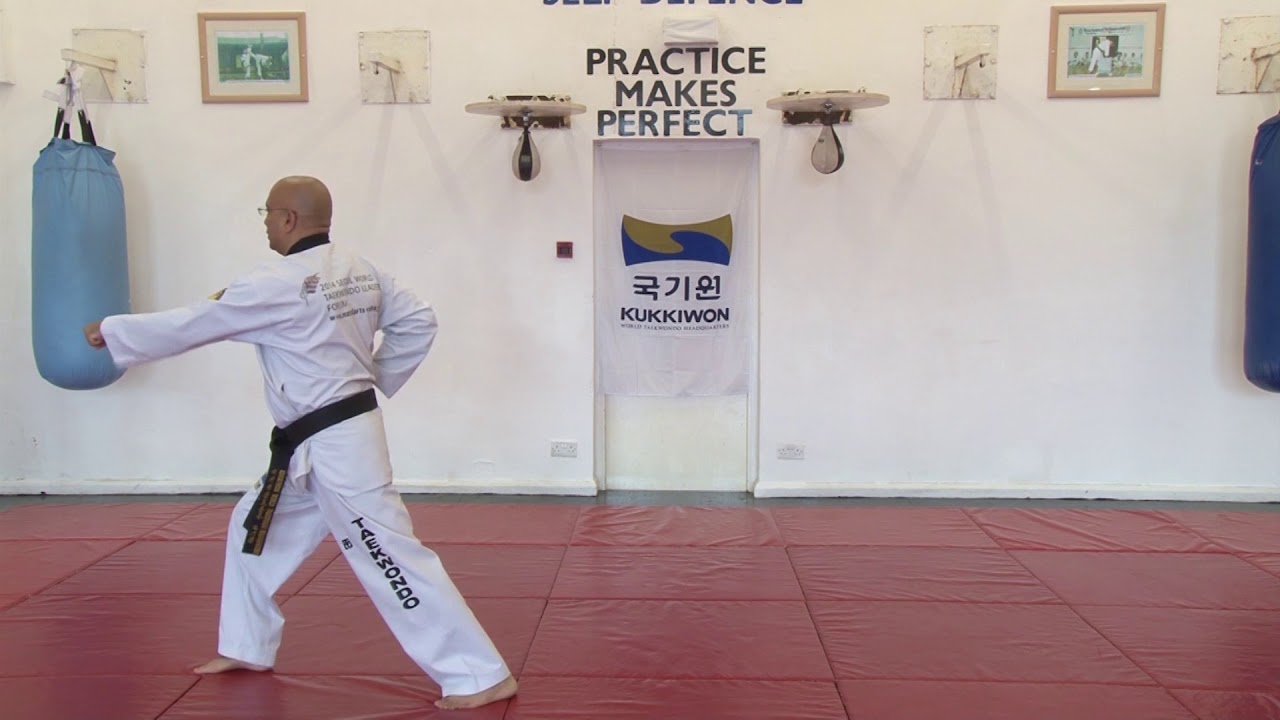 How to do Taekwondo Taegeuk Sam Jang (Form 3) By Grandmaster Vohra