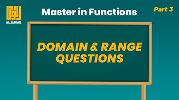 Functions – Part 3: Domain & Range Explained | Al-Wahah