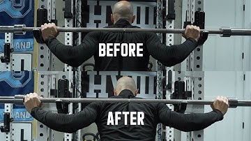 Wide Grip Squats - Rack Offset Attachments