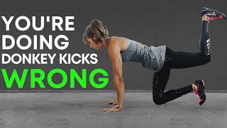 Donkey Kicks   You're Doing it WRONG (3 Tips to Help)