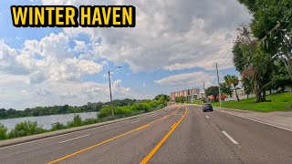 Driving Through Eagle Lake to Lake Alfred Florida
