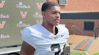 Vanderbilt football safety Carson Lawrence, April 14, 2026
