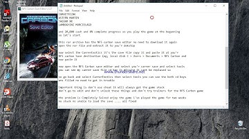 How To Fix | NFS Carbon Saving Error On Windows 10 | Watch Whole Video | Subscribe