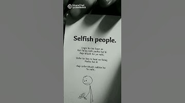 Sad status | 2 lines sad quotes | quotes | sad love status | selfish people status | #shorts
