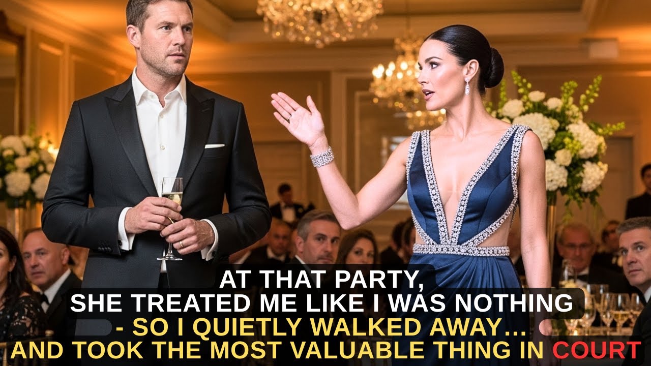 She Treated Me Like Nothing at That Party — So I Walked Away and Took What She Valued Most in Court