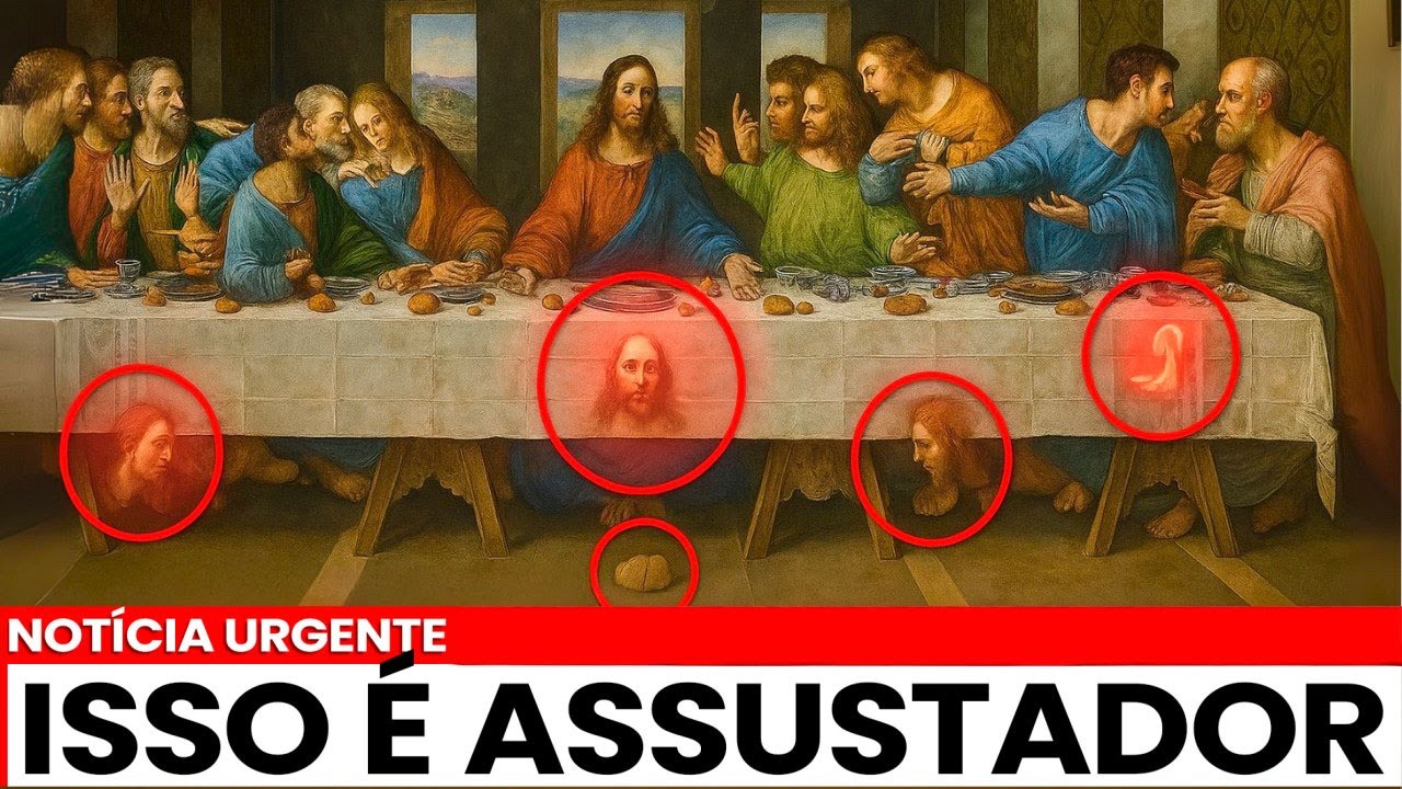 IA acaba de decifrar a mensagem oculta em A Última Ceia de Da Vinci: o que foi revelado é assustador